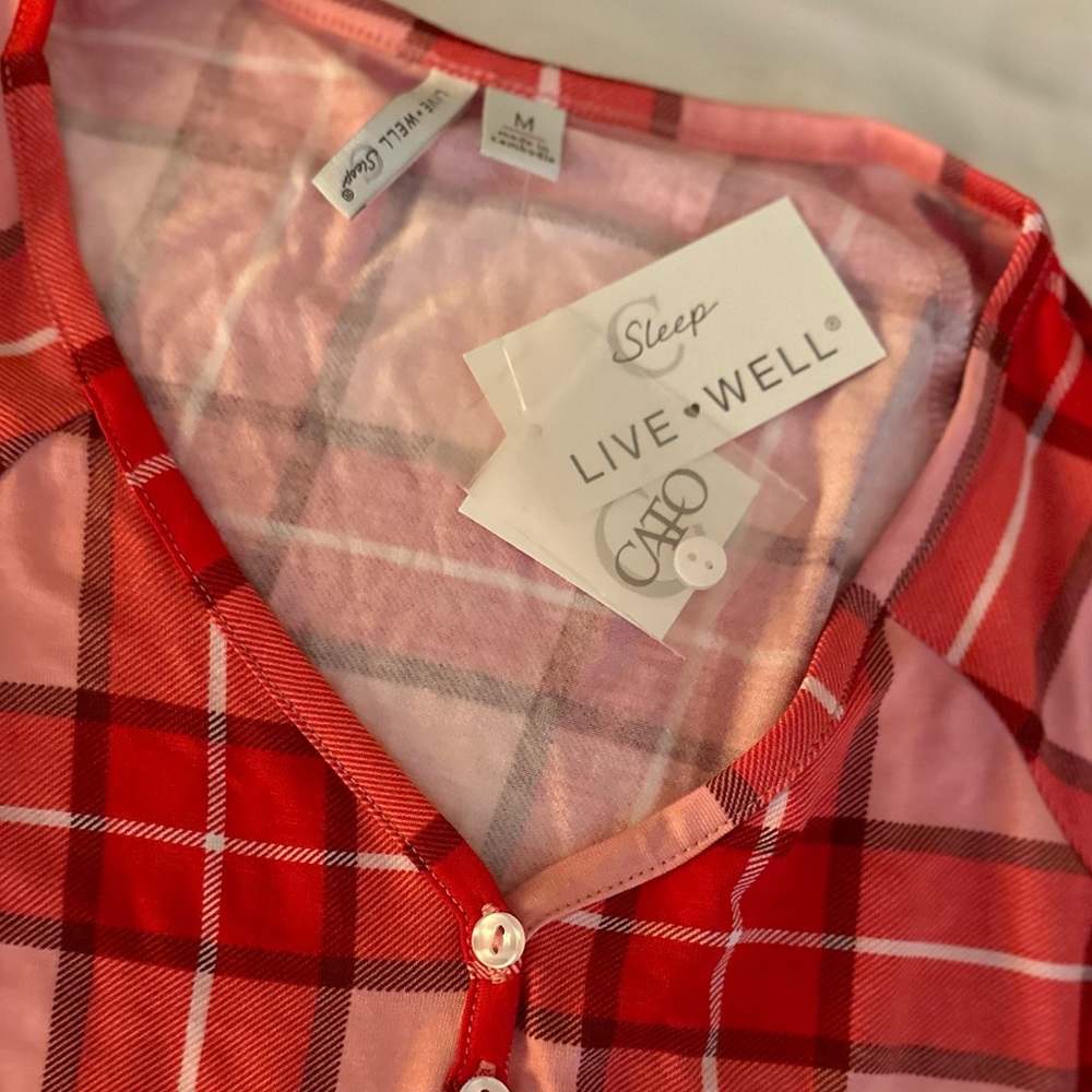 Live Well C Sleep. Long Night Shirt. Size M NWT - Picture 2 of 3